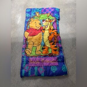 Winnie the Pooh and Tigger Sleeping Bag size 56 inches x 29 inches